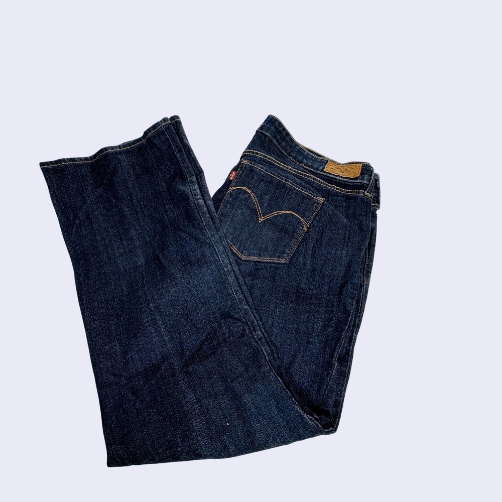 Vtg Y2K Levis Bold Curve Bootcut Jeans 18W Dark Indigo Curvy Indie‎ Sleaze Retro